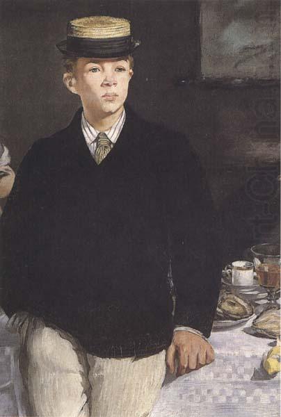 Edouard Manet Le dejeuner dans l'atelier (detail) (mk40) china oil painting image